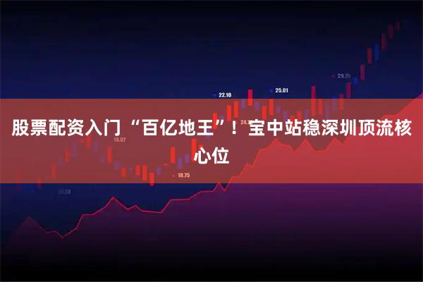 股票配资入门 “百亿地王”！宝中站稳深圳顶流核心位